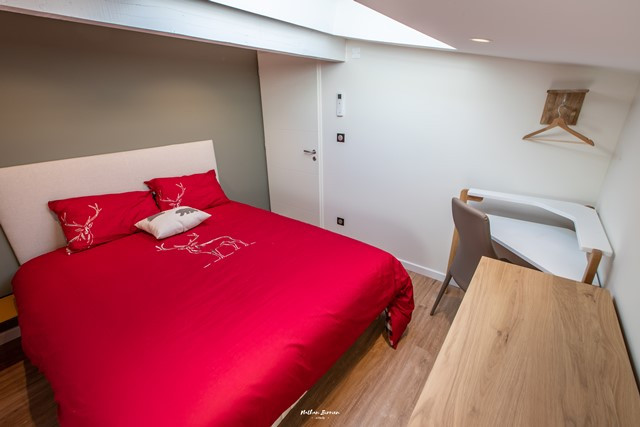 BRUN Chalet Cocoon @Birrien chambre2 lit en 160 WEB
